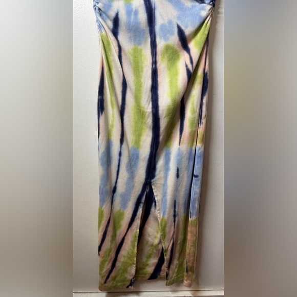 NWT Young Fabulous And Broke YFB Ribbed High Neckline Tie Dye Fitted Dress Small - Picture 8 of 12